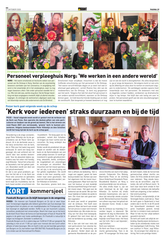 Artikel in De Krant